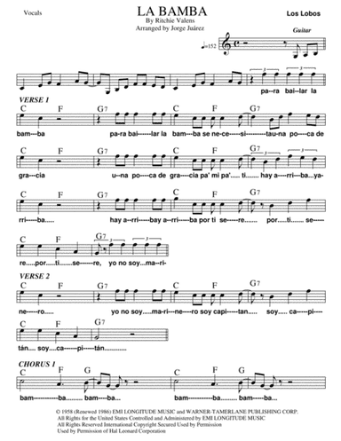 La Bamba (arr. Jorge Juárez)