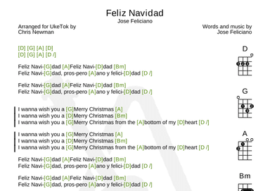 Feliz Navidad (arr. UkeTok)