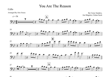 You Are The Reason (arr. Alex Souza)