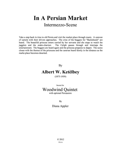 In A Persian Market (arr. Diana L. Appler)