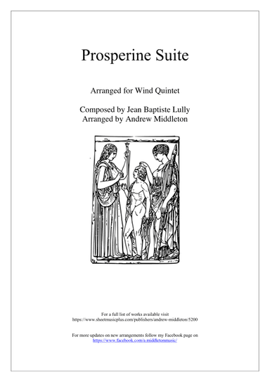 Proserpine Suite for Wind Quintet (arr. Andrew Middleton)