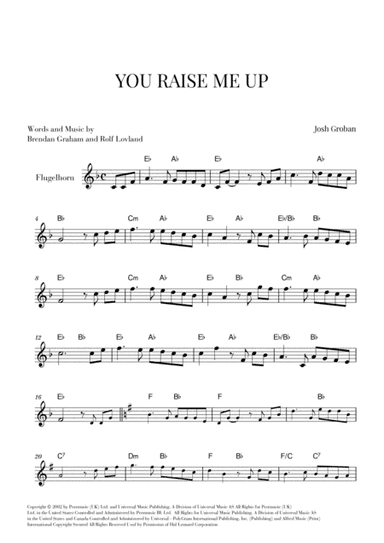 You Raise Me Up (arr. Cadenza Editions)