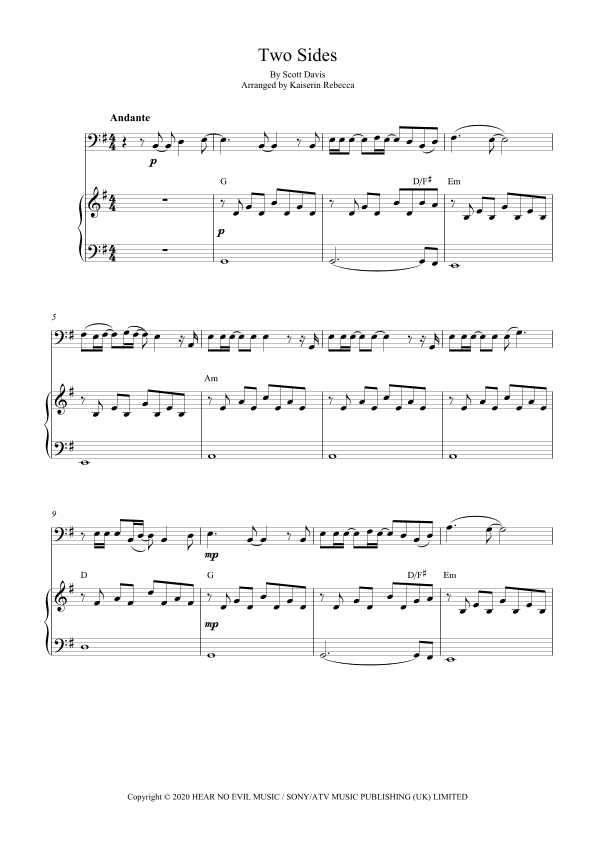 Two Sides (arr. Kaiserin Rebecca)