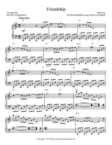 Friendship (arr. Kevin Cummings)