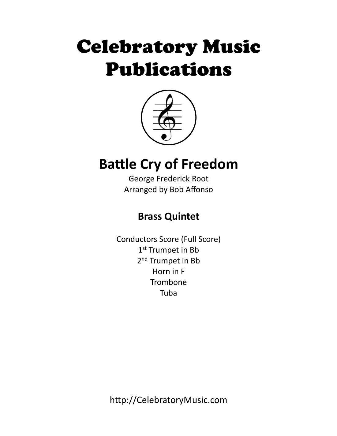 Battle Cry of Freedom (arr. Bob Affonso)
