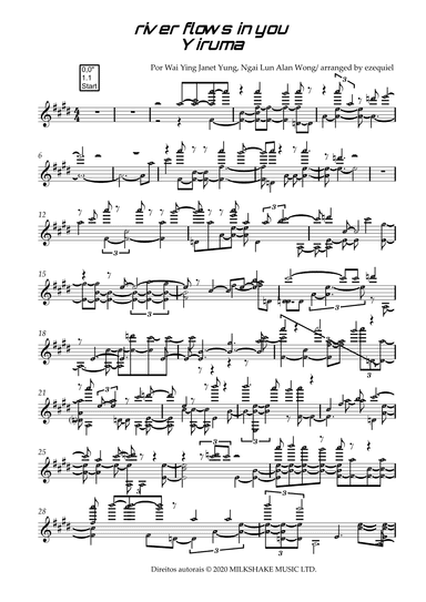 River Flows To You Ep35 (arr. by ezequiel zeferino)