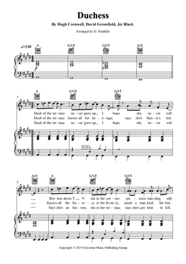 Duchess (arr. G. Franklin)