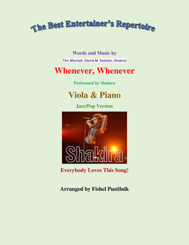 Whenever, Wherever (arr. Fishel Pustilnik)