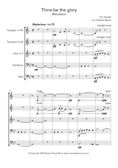 Thine be the Glory (Fantasy) (arr. Christian Morris)