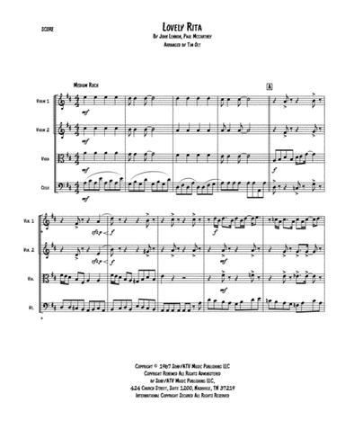 Lovely Rita (arr. Tim Olt)