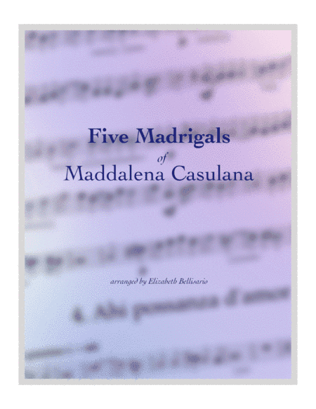 Five Madrigals (string quartet) (arr. Elizabeth Bellisario)