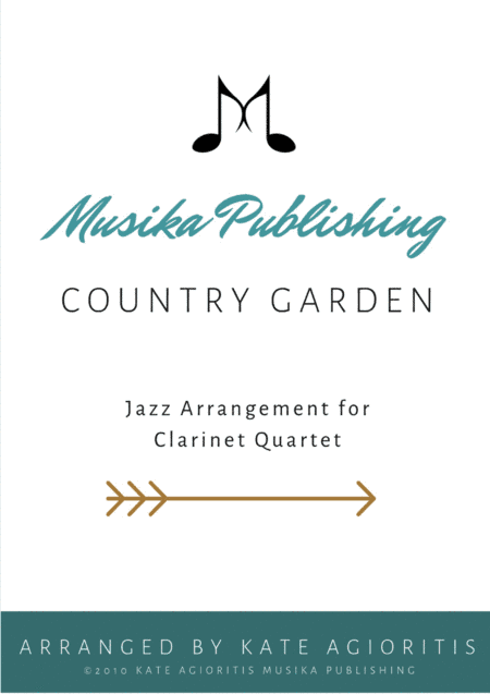 Country Garden - Jazz Arrangement - For Clarinet Quartet (arr. K. Agioritis)