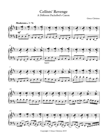 Cellists' Revenge: A Different Pachelbel's Canon