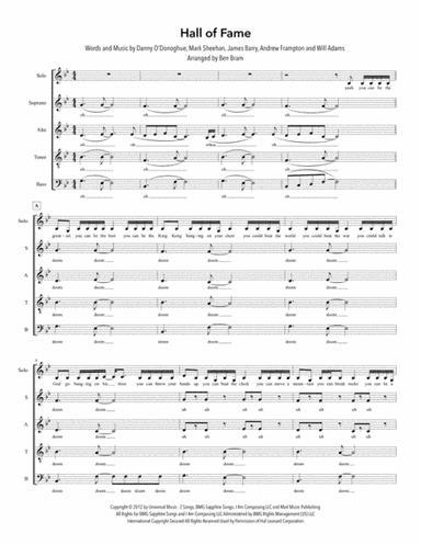 Hall Of Fame (arr. Ben Bram)