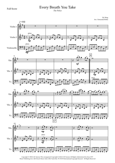 Every Breath You Take (arr. Fernando Britto)