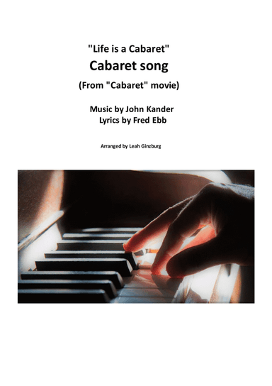 Cabaret (from: "cabaret") (arr. Leah Ginzburg)