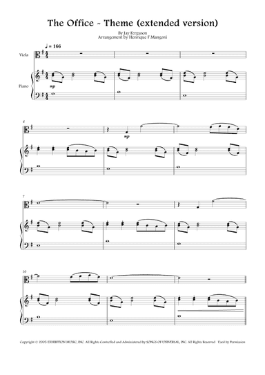 The Office - Theme (arr. Henrique F Mangoni)