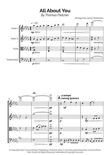 All About You (arr. James Warburton)
