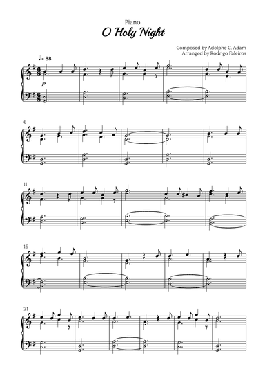 O Holy Night (arr. Rodrigo Faleiros)