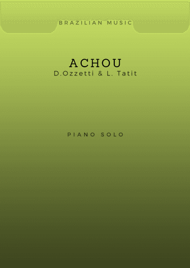 Achou (arr. F. Bernardo)