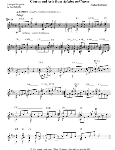 Chorus and Aria from Ariadne auf Naxos (arr. Rod Whittle)