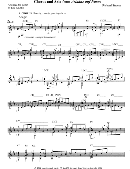 Chorus and Aria from Ariadne auf Naxos (arr. Rod Whittle)