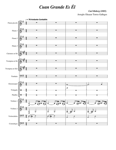 How Great Thou Art / Cuan Grande es Él (arr. Eleazar Torres Gallegos)