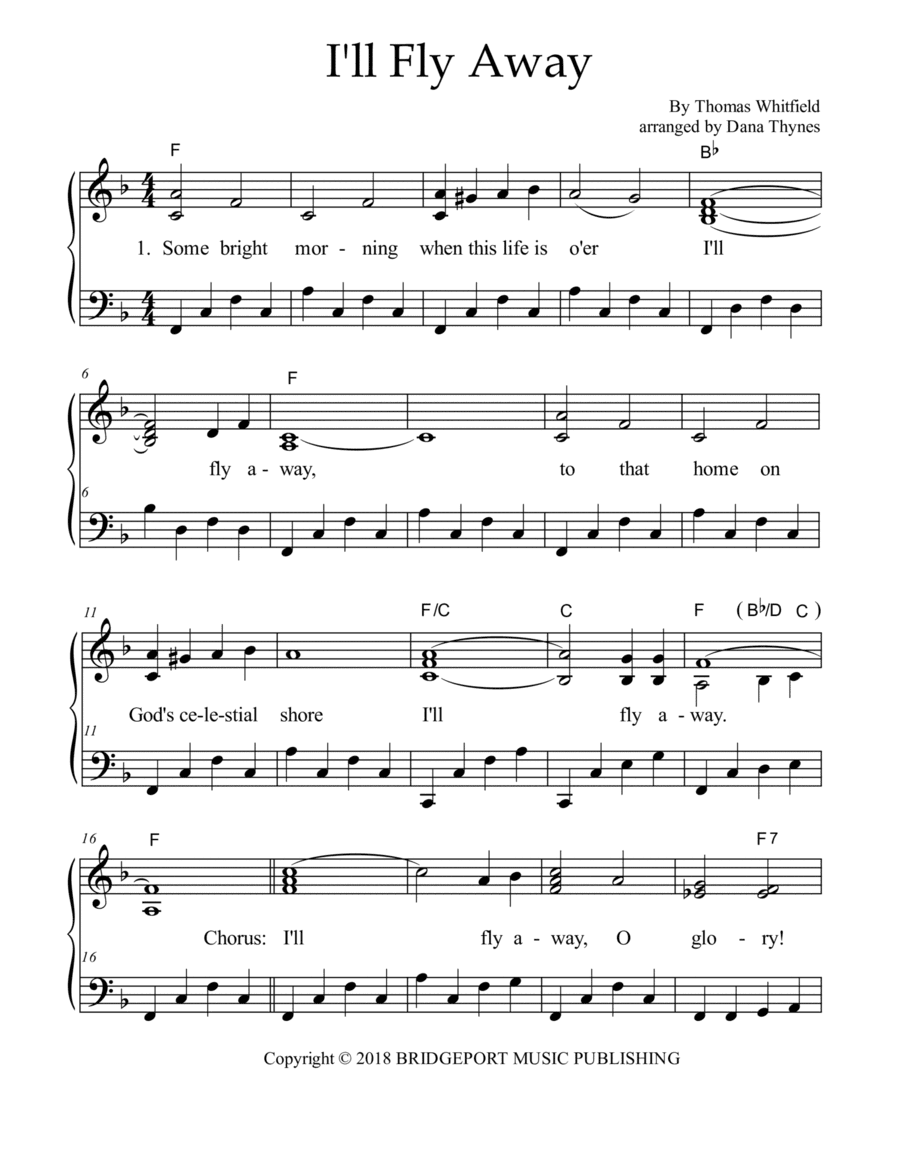 I'll Fly Away (arr. Dana Thynes)