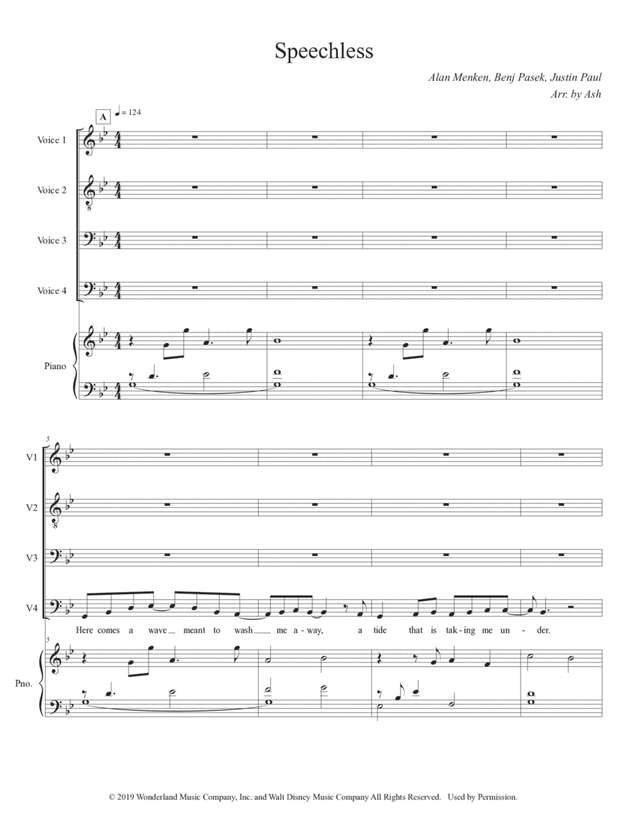Speechless (arr. Ash)
