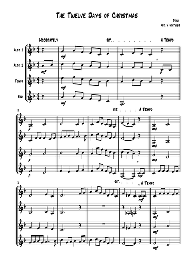 Twelve Days of Christmas (arr. Verena Watkiss)