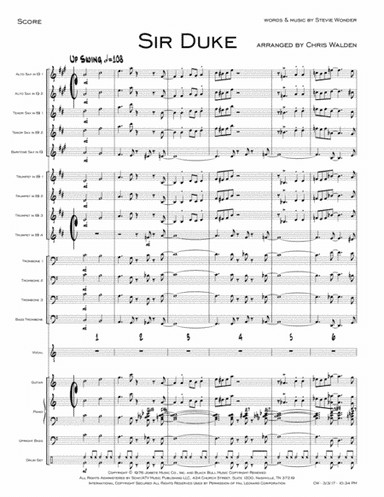 Sir Duke (arr. Chris Walden)