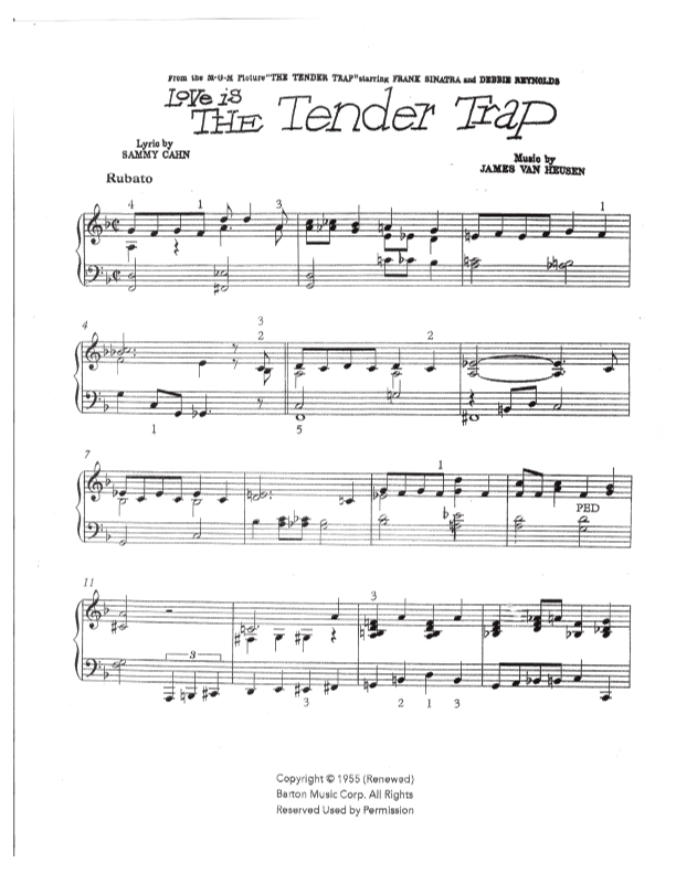 (love Is) The Tender Trap (arr. Robert Blond)