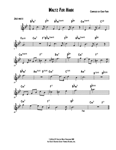 Waltz For Hank
