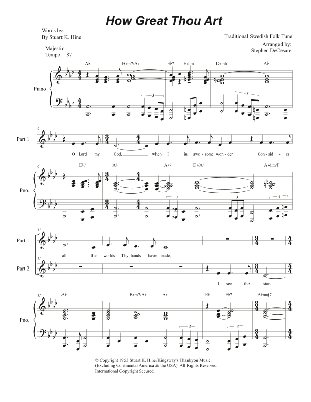 How Great Thou Art (arr. Stephen DeCesare)