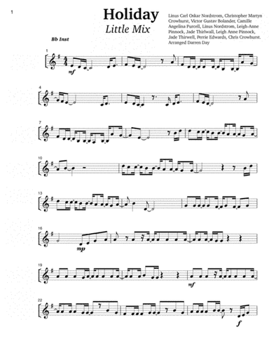 Holiday (arr. Darren Day)
