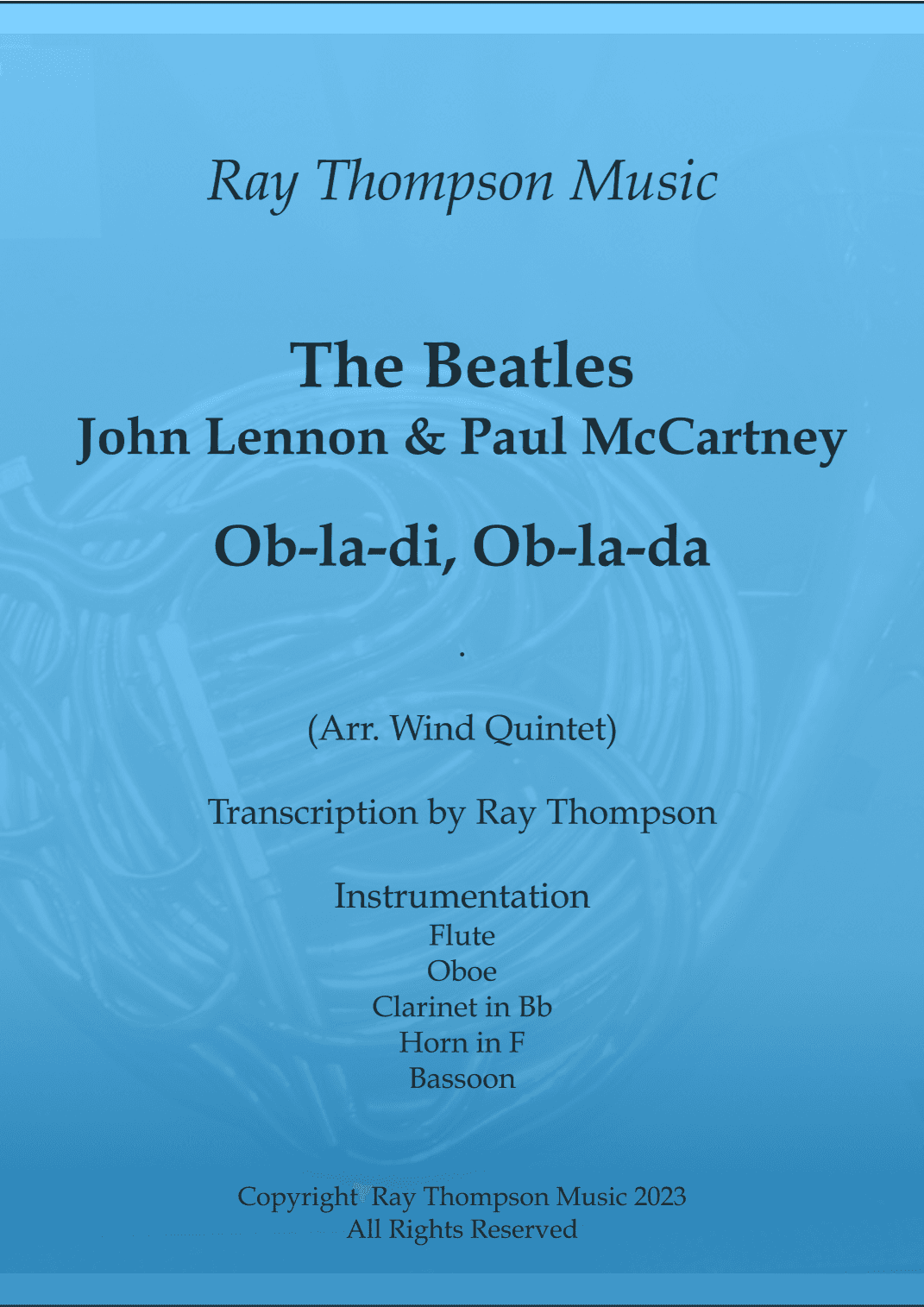 Ob-la-di, Ob-la-da (arr. Ray Thompson)