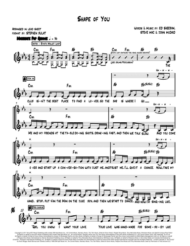 Shape Of You (arr. Stephen Bulat)