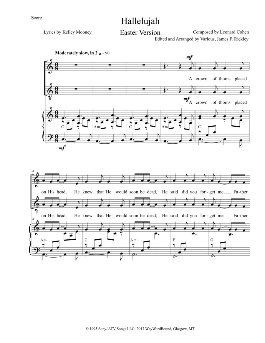 Hallelujah (arr. James F. Rickley)