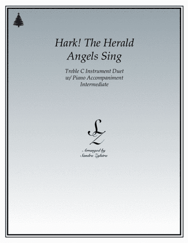 Hark! The Herald Angels Sing (treble C instrument duet) (arr. Sandra Zylstra)