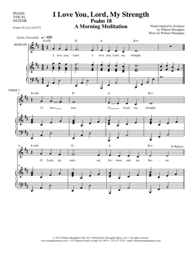 I Love You Lord, My Strength (Psalm 18)