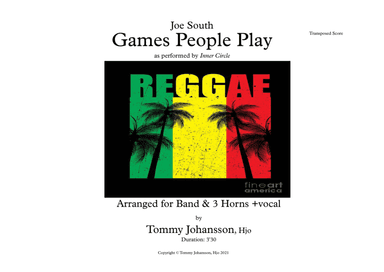 Games People Play (arr. Tommy Johansson, Hjo)