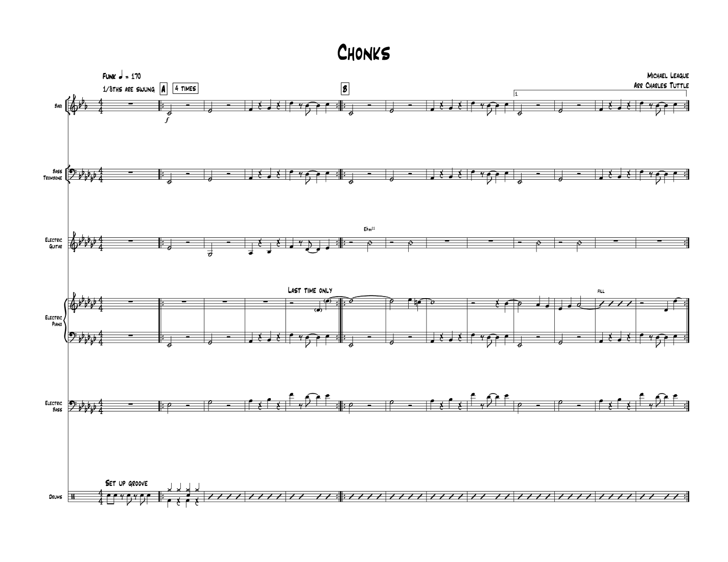 Chonks (arr. Charles Tuttle)