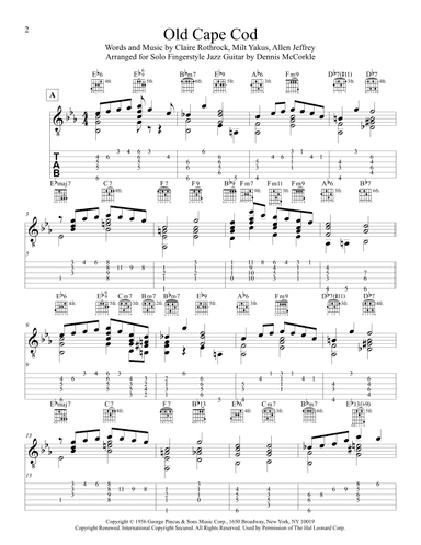 Old Cape Cod (arr. Dennis McCorkle)