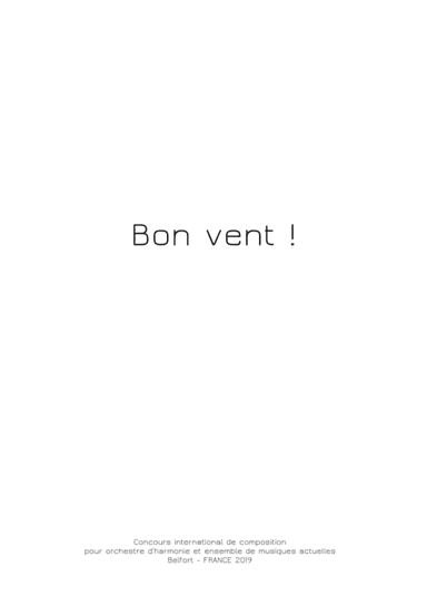 Rock band & Concert band - Bon vent !