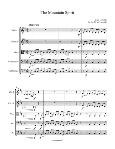 The Mountain Spirit (arr. Nick Lacanski)