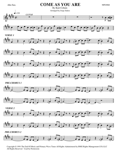 Come As You Are (arr. Jorge Juárez)