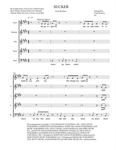 Sucker (arr. Chad Weirick)