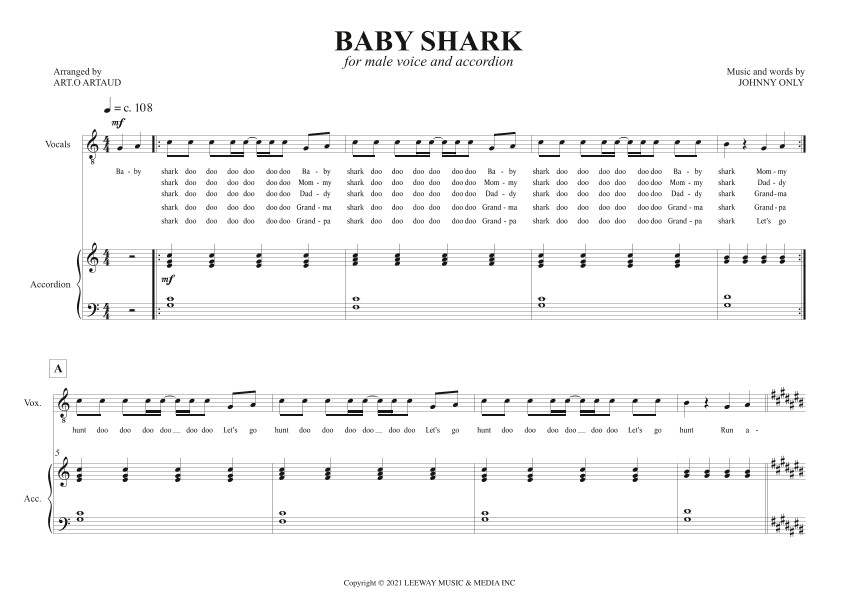 Baby Shark (arr. Art.o Artaud)