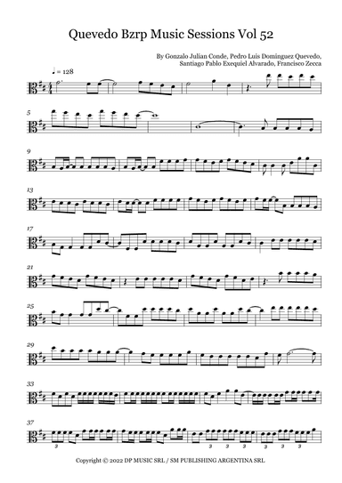 Quevedo Bzrp Music Sessions Vol 52 (arr. Fernanda Moura)