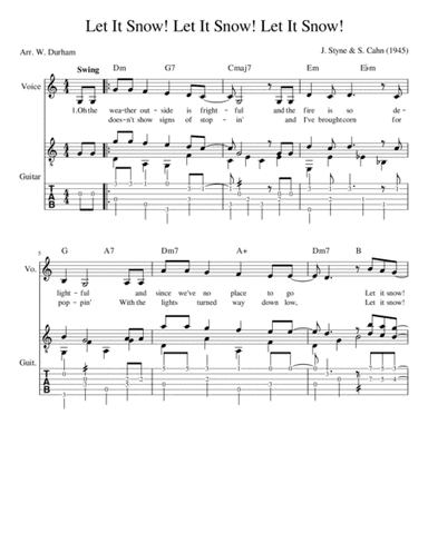 Let It Snow! Let It Snow! Let It Snow! (arr. Big Bill Durham)